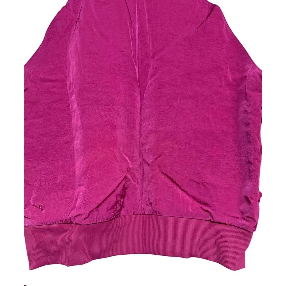 Lululemon Non-Stop Bomber Jacket‎ Reversible Pomegranate Women's Size 8